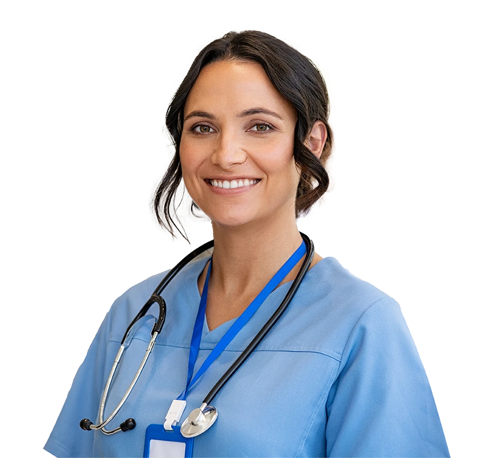 smiling female nurse